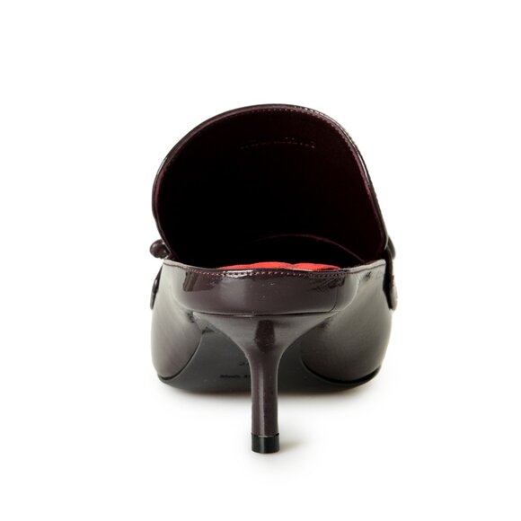 Burberry Women's "Storm Mule" Leather Heeled Mules Sandals Shoes US 8 EUR 38 - Picture 3 of 8